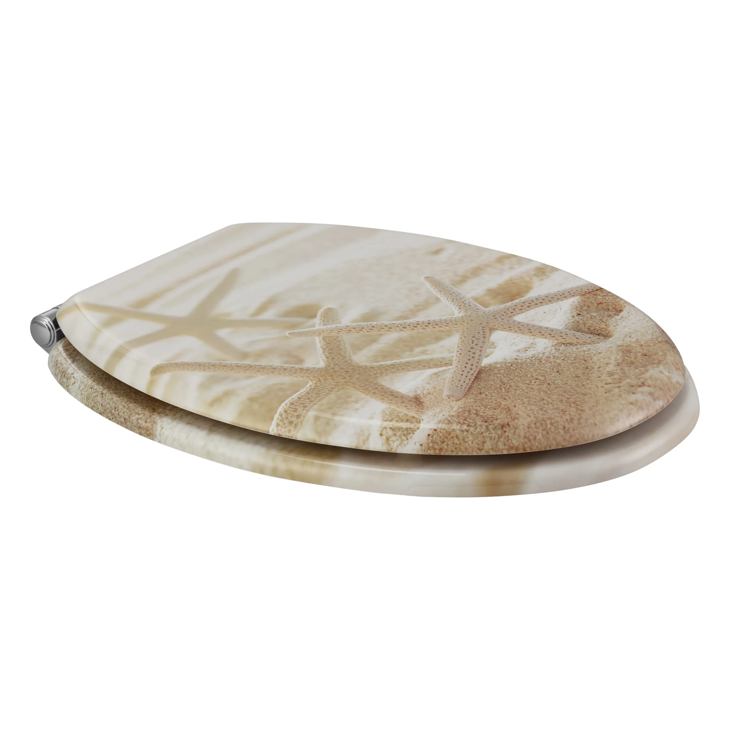 GoodHome Pilica Yellow Bottom Fix Soft Close Toilet Seat 5 GoodHome Pilica Yellow Bottom Fix Soft Close Toilet Seat - Image 3