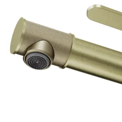 GoodHome SAUGA Tall Round Deck-mounted Manual Basin Mono Mixer Tap -Crystal Bathware goodhome sauga tall round deck mounted manual basin mono mixer tap5059340612737 36c