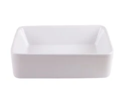 GoodHome Surma White Rectangular Counter-mounted Counter Top Basin (W)48cm 7 GoodHome Surma White Rectangular Counter-mounted Counter Top Basin (W)48cm -Crystal Bathware goodhome surma white rectangular counter mounted counter top basin w 48cm3663602954705 02bq