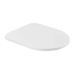 GoodHome Tanaro White D-shaped Soft Close Toilet Seat -Crystal Bathware goodhome tanaro white d shaped soft close toilet seat5059340081526 03c
