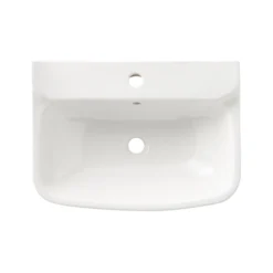 GoodHome Teesta Full Pedestal Basin -Crystal Bathware goodhome teesta full pedestal basin5059340240824 05c bq