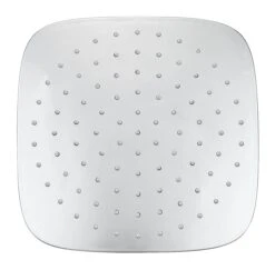 GoodHome Teesta Overhead Single-spray Pattern Shower Head -Crystal Bathware goodhome teesta overhead single spray pattern shower head3663602299134 02c