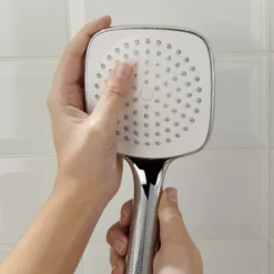 GoodHome Teesta Single-spray Pattern Shower Head 10 GoodHome Teesta Single-spray Pattern Shower Head -Crystal Bathware goodhome teesta single spray pattern shower head3663602298953 38i