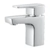 GoodHome Teesta Small Square Deck-mounted Manual Basin Mono Mixer Tap 1 GoodHome Teesta Small Square Deck-mounted Manual Basin Mono Mixer Tap -Crystal Bathware goodhome teesta small square deck mounted manual basin mono mixer tap5059340185682 01c