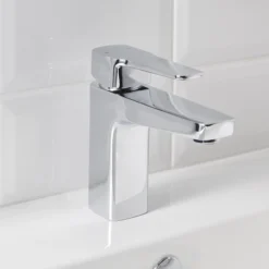 GoodHome Teesta Standard Deck-mounted Basin Mixer Tap 10 GoodHome Teesta Standard Deck-mounted Basin Mixer Tap -Crystal Bathware goodhome teesta standard deck mounted basin mixer tap3663602300083 01i