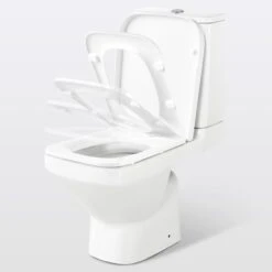 GoodHome Teesta White Close-coupled Toilet & Cistern With Soft Close Seat 15 GoodHome Teesta White Close-coupled Toilet & Cistern With Soft Close Seat -Crystal Bathware goodhome teesta white close coupled toilet cistern with soft close seat3663602690504 36c