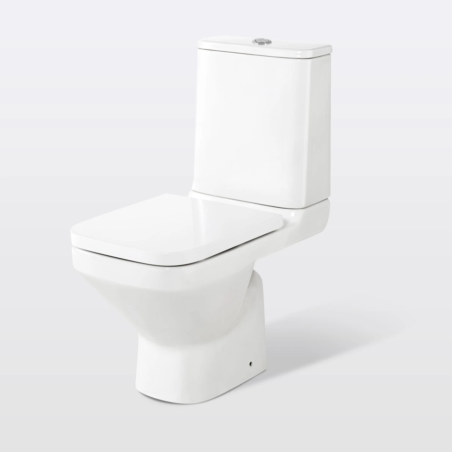 GoodHome Teesta White Close-coupled Toilet & Cistern With Soft Close Seat 3 GoodHome Teesta White Close-coupled Toilet & Cistern With Soft Close Seat