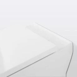 GoodHome Teesta White Wall Hung Square Toilet With Soft Close Seat 15 GoodHome Teesta White Wall Hung Square Toilet With Soft Close Seat -Crystal Bathware goodhome teesta white wall hung square toilet with soft close seat3663602690733 37c