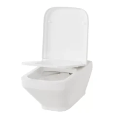 GoodHome Teesta White Wall Hung Square Toilet With Soft Close Seat 17 GoodHome Teesta White Wall Hung Square Toilet With Soft Close Seat -Crystal Bathware goodhome teesta white wall hung square toilet with soft close seat3663602690733 40c