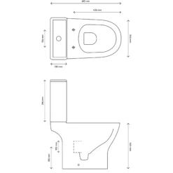 GoodHome Valois White Close-coupled Toilet Set With Soft Close Seat 9 GoodHome Valois White Close-coupled Toilet Set With Soft Close Seat -Crystal Bathware goodhome valois white close coupled toilet set with soft close seat5059340155968 01t