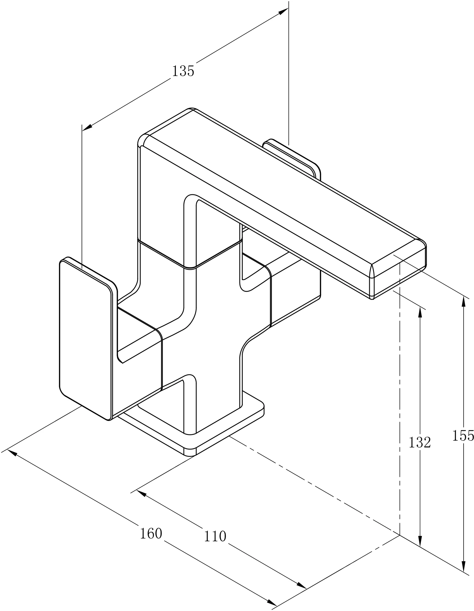 GoodHome Wydon Basin Mono Mixer Tap 5 GoodHome Wydon Basin Mono Mixer Tap - Image 3
