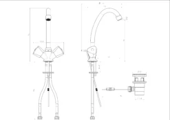 Grenvik Basin Mono Mixer Tap -Crystal Bathware grenvik basin mono mixer tap5059340214504 01t bq