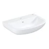 Grohe Bau Alpine White Curved Wall-mounted Cloakroom Basin (W)55.3cm -Crystal Bathware grohe bau alpine white curved wall mounted cloakroom basin w 55 3cm4005176405976 01c