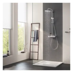 Grohe Euphoria SmartControl 260 Chrome Effect Thermostatic Multi Head Shower -Crystal Bathware grohe euphoria smartcontrol 260 chrome effect thermostatic multi head shower4005176457623 02i bq