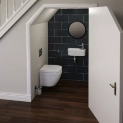 Grohe Euro Alpine White Rectangular Wall-mounted Micro Basin (W)37cm -Crystal Bathware grohe euro alpine white rectangular wall mounted micro basin w 37cm4005176390104 03c