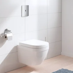 Grohe Euro Alpine White Standard Wall Hung Oval Toilet & Cistern With Soft Close Seat -Crystal Bathware grohe euro alpine white standard wall hung oval toilet cistern with soft close seat5059340846866 01i bq