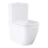 Grohe Euro White Back To Wall Toilet & Cistern With Soft Close Seat -Crystal Bathware grohe euro white back to wall toilet cistern with soft close seat4005176454608 01c