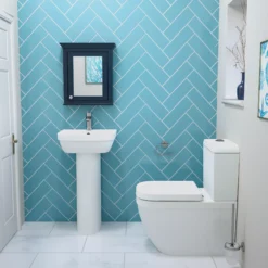 Grohe Euro White Back To Wall Toilet & Cistern With Soft Close Seat -Crystal Bathware grohe euro white back to wall toilet cistern with soft close seat4005176454608 01i BQ