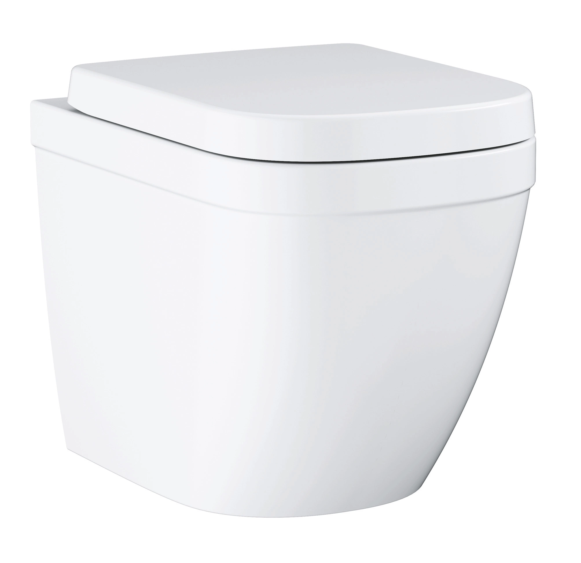 Grohe Euro White Back To Wall Toilet Set With Soft Close Seat 3 Grohe Euro White Back To Wall Toilet Set With Soft Close Seat