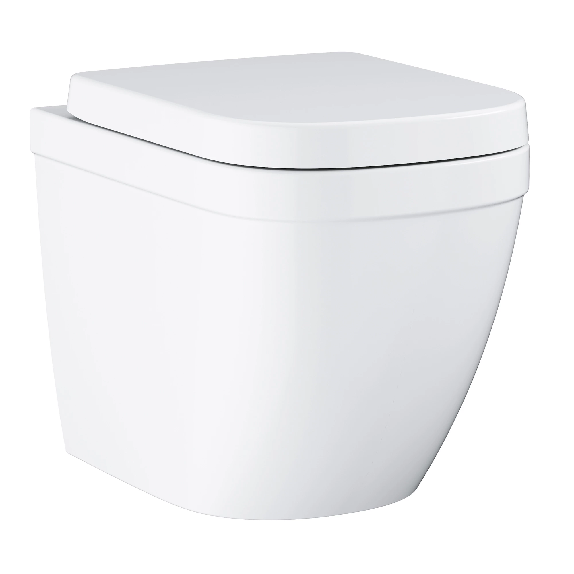 Grohe Even & Euro Alpine White Back To Wall Toilet & Cistern With Soft Close Seat 4 Grohe Even & Euro Alpine White Back To Wall Toilet & Cistern With Soft Close Seat - Image 2