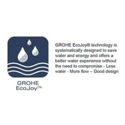Grohe GET Gloss Chrome Contemporary Double Bath Shower Mixer Tap, Set -Crystal Bathware grohe get gloss chrome contemporary double bath shower mixer tap set4005176308338 07t bq