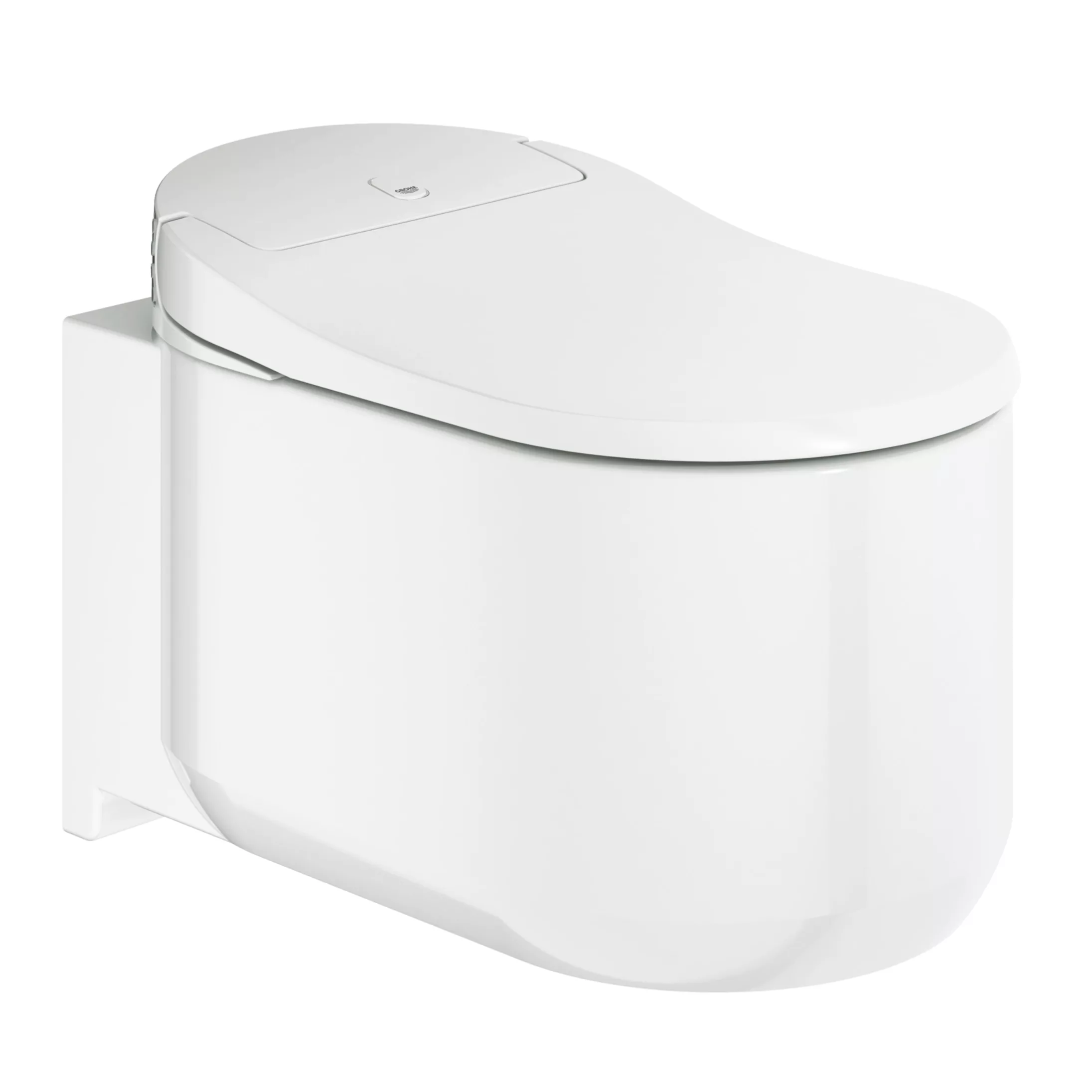 Grohe Sensia Arena Alpine White Wall Hung Toilet & Cistern With Soft Close Seat 14 Grohe Sensia Arena Alpine White Wall Hung Toilet & Cistern With Soft Close Seat - Image 12