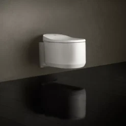 Grohe Sensia Arena Alpine White Wall Hung Toilet & Cistern With Soft Close Seat 30 Grohe Sensia Arena Alpine White Wall Hung Toilet & Cistern With Soft Close Seat -Crystal Bathware grohe sensia arena alpine white wall hung toilet cistern with soft close seat3663602395348 02i