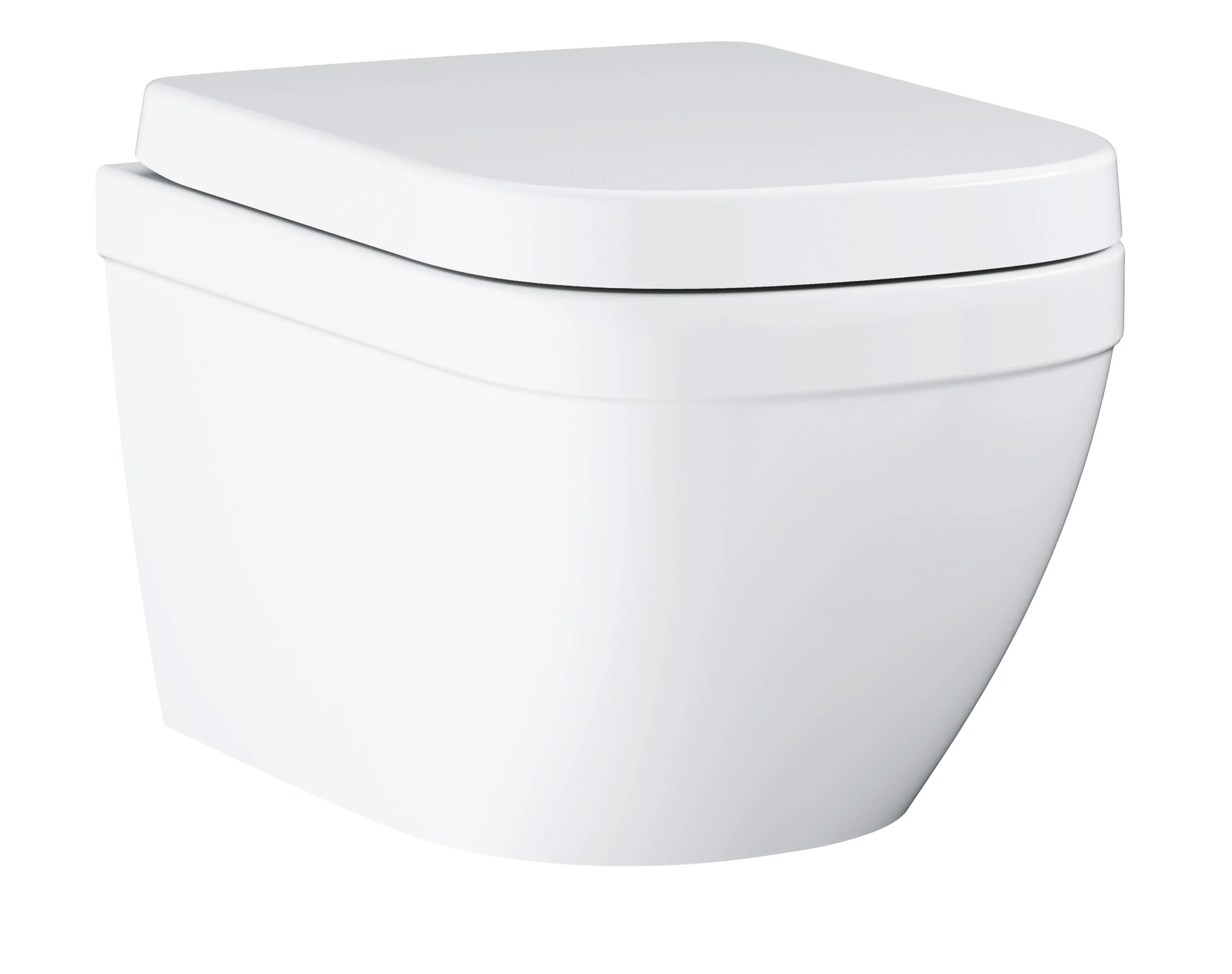 Grohe Solido White Wall Hung Toilet & Cistern With Soft Close Seat 5 Grohe Solido White Wall Hung Toilet & Cistern With Soft Close Seat - Image 3