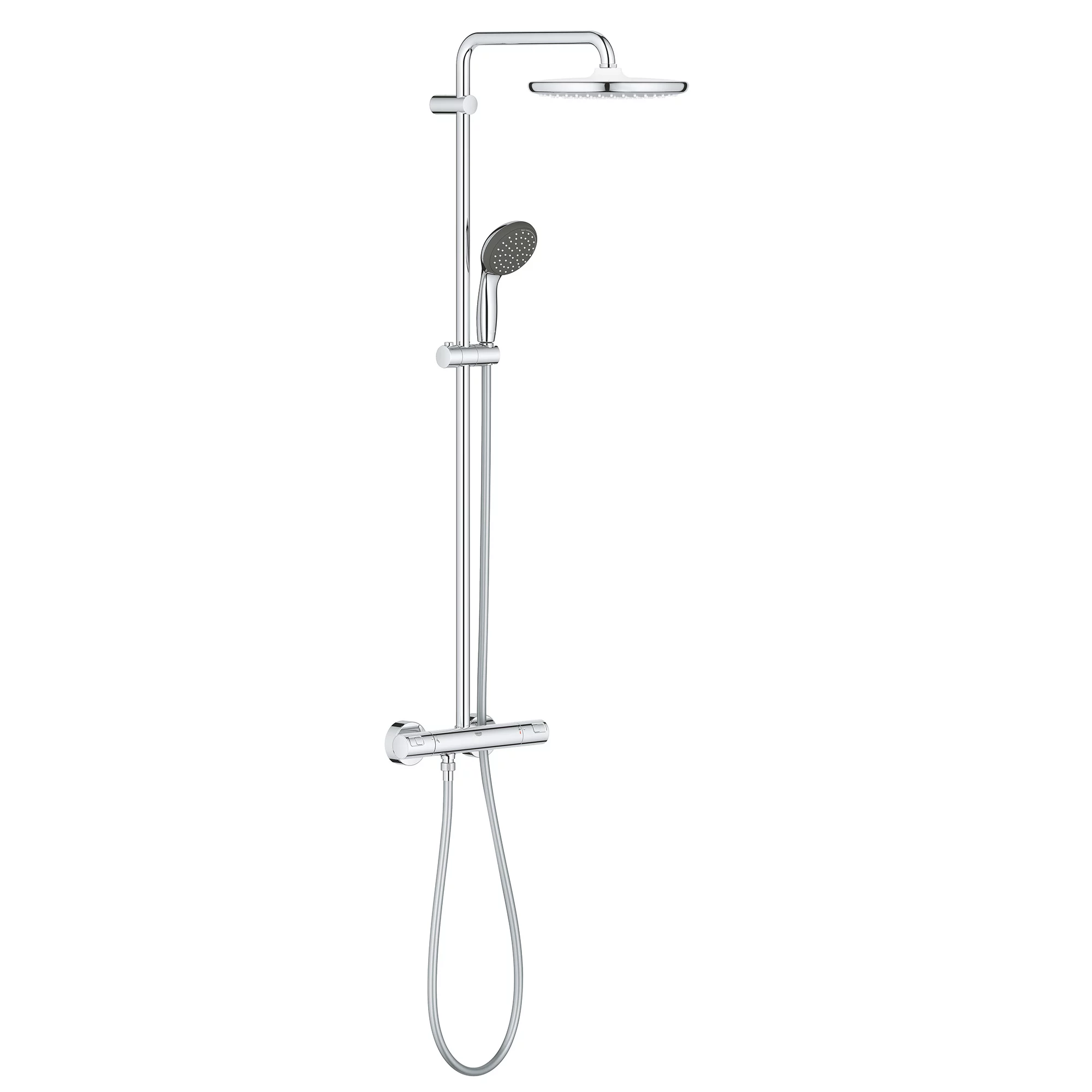 Grohe Vitalio Start 250 Wall-mounted Thermostatic Single-spray Pattern Shower Kit 3 Grohe Vitalio Start 250 Wall-mounted Thermostatic Single-spray Pattern Shower Kit