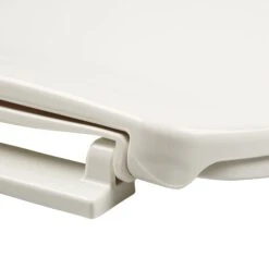 Himara White Bottom Fix Standard Close Toilet Seat -Crystal Bathware himara white bottom fix standard close toilet seat3663602903963 05bq