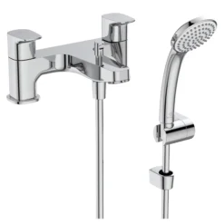 Ideal Standard Ceraplan Chrome Effect Ceramic Disk Surface-mounted Double Shower Mixer Tap