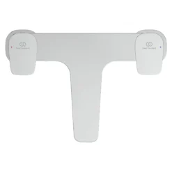 Ideal Standard Ceraplan Gloss Chrome Effect Ceramic Disk Surface-mounted Double Filler Tap -Crystal Bathware ideal standard ceraplan gloss chrome effect ceramic disk surface mounted double filler tap3800861104056 03c bq