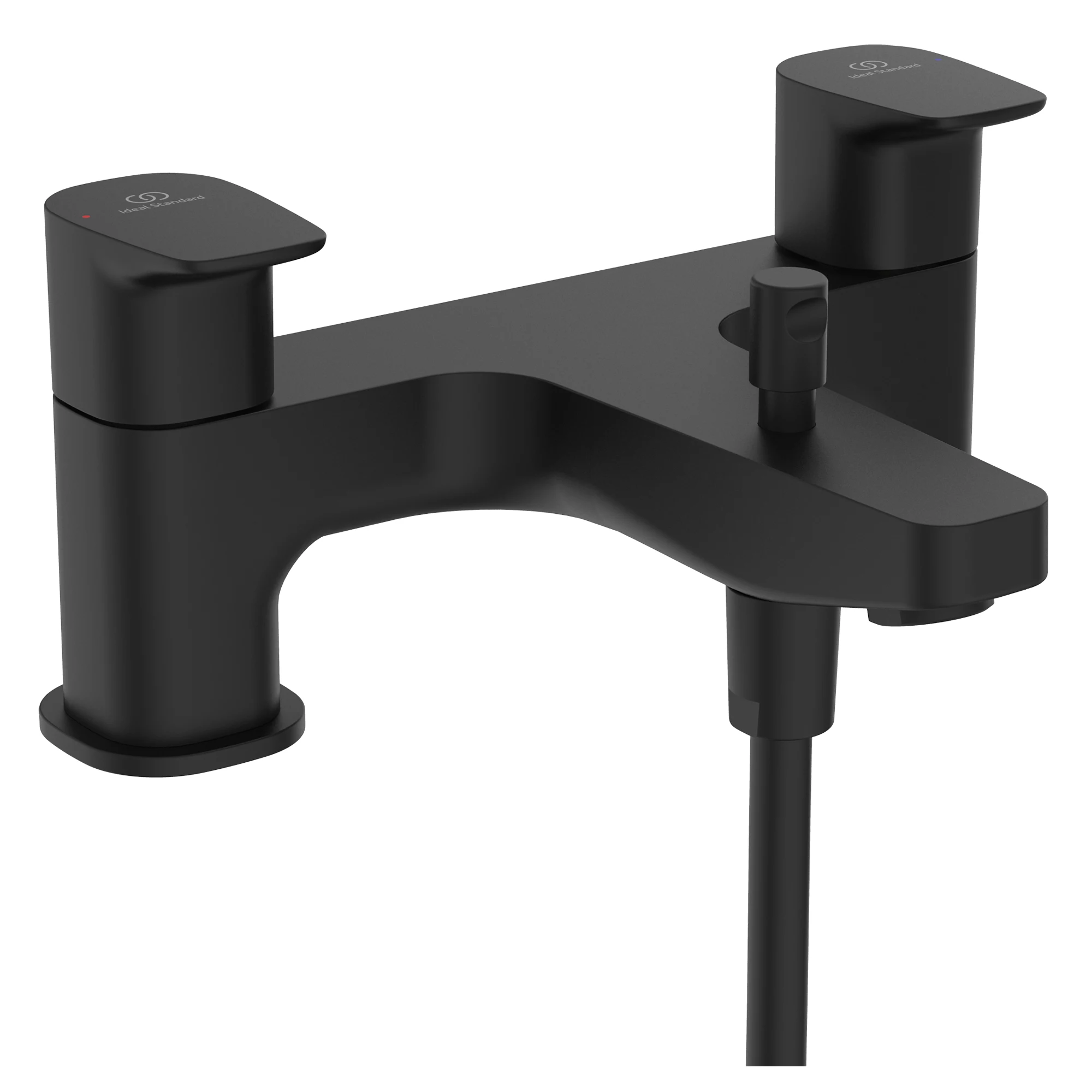Ideal Standard Ceraplan Silk Black Ceramic Disk Surface-mounted Double Shower Mixer Tap 5 Ideal Standard Ceraplan Silk Black Ceramic Disk Surface-mounted Double Shower Mixer Tap - Image 3
