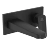 Ideal Standard Ceraplan Standard Black Square Wall-mounted Manual Wall Mixer Tap -Crystal Bathware ideal standard ceraplan standard black square wall mounted manual wall mixer tap3800861116868 01c bq