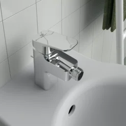 Ideal Standard Ceraplan Standard Chrome Effect Square Deck-mounted Manual Bidet Mono Mixer Tap -Crystal Bathware ideal standard ceraplan standard chrome effect square deck mounted manual bidet mono mixer tap3800861103905 04i bq
