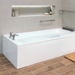 Ideal Standard Concept Freedom White Rectangular Front Bath Panel (W)1695mm -Crystal Bathware ideal standard concept freedom white rectangular front bath panel w 1695mm5017830522782 01i bq