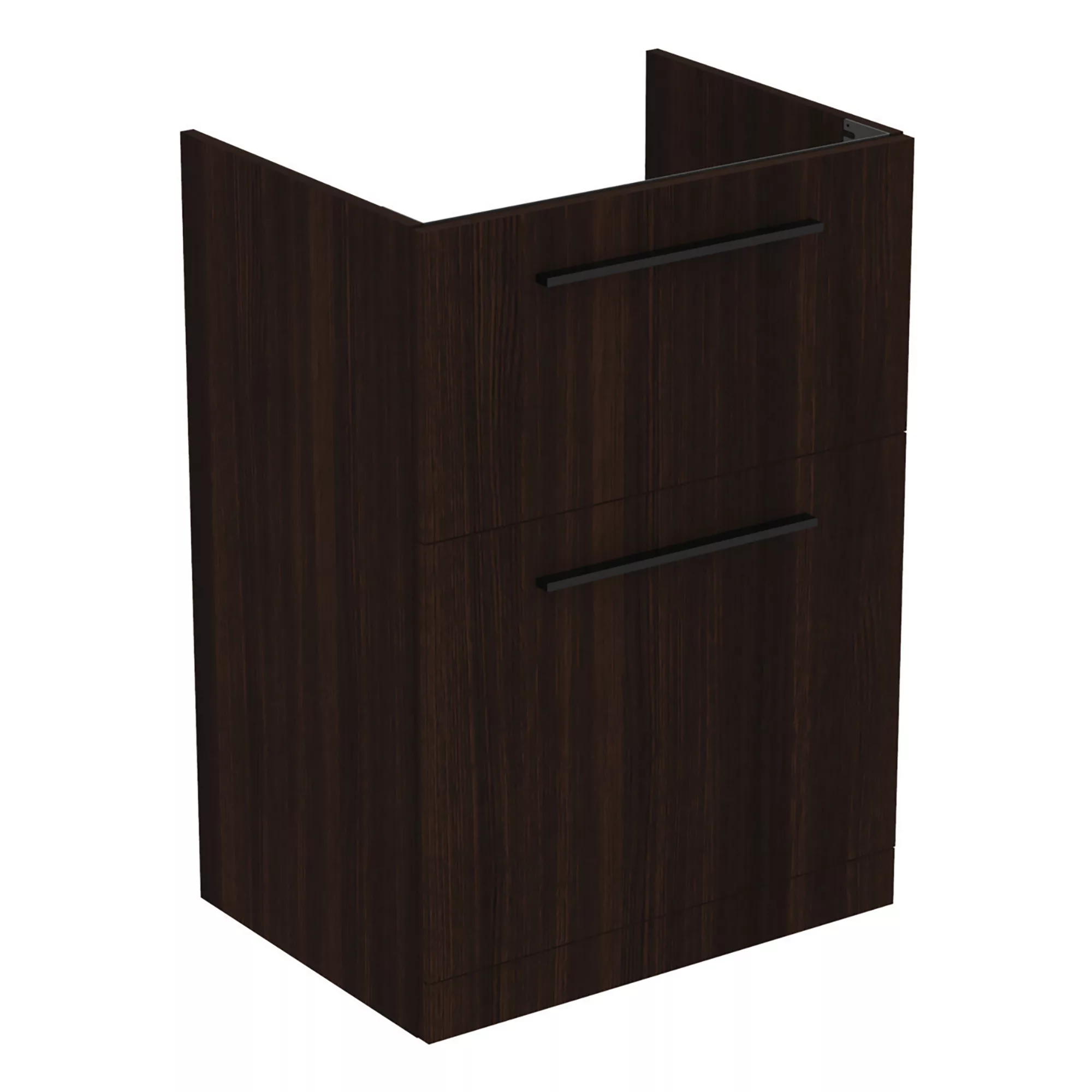 Ideal Standard I.life A Standard Coffee Brown Oak Effect Freestanding Bathroom Vanity Unit (H)85.3cm (W)60cm 3 Ideal Standard I.life A Standard Coffee Brown Oak Effect Freestanding Bathroom Vanity Unit (H)85.3cm (W)60cm