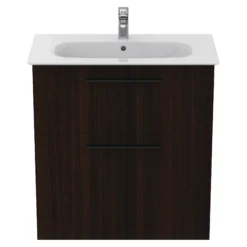 Ideal Standard I.life A Standard Coffee Brown Oak Effect Freestanding Bathroom Vanity Unit (H)85.3cm (W)80cm -Crystal Bathware ideal standard i life a standard coffee brown oak effect freestanding bathroom vanity unit h 85 3cm w 80cm8014140502494 06c bq