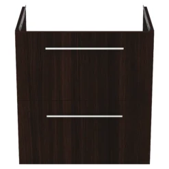 Ideal Standard I.life A Standard Coffee Brown Oak Effect Wall-mounted Bathroom Vanity Unit (H)63cm (W)60cm -Crystal Bathware ideal standard i life a standard coffee brown oak effect wall mounted bathroom vanity unit h 63cm w 60cm8014140501954 03c bq
