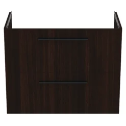 Ideal Standard I.life A Standard Coffee Brown Oak Effect Wall-mounted Bathroom Vanity Unit (H)63cm (W)80cm -Crystal Bathware ideal standard i life a standard coffee brown oak effect wall mounted bathroom vanity unit h 63cm w 80cm8014140501985 03c bq