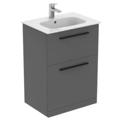Ideal Standard I.life A Standard Gloss Quartz Grey Freestanding Bathroom Vanity Unit (H)85.3cm (W)60cm 10 Ideal Standard I.life A Standard Gloss Quartz Grey Freestanding Bathroom Vanity Unit (H)85.3cm (W)60cm -Crystal Bathware ideal standard i life a standard gloss quartz grey freestanding bathroom vanity unit h 85 3cm w 60cm8014140494386 03c bq