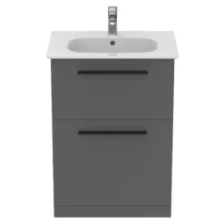Ideal Standard I.life A Standard Gloss Quartz Grey Freestanding Bathroom Vanity Unit (H)85.3cm (W)60cm 12 Ideal Standard I.life A Standard Gloss Quartz Grey Freestanding Bathroom Vanity Unit (H)85.3cm (W)60cm -Crystal Bathware ideal standard i life a standard gloss quartz grey freestanding bathroom vanity unit h 85 3cm w 60cm8014140494386 05c bq