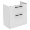 Ideal Standard I.life A Standard Matt White Freestanding Bathroom Vanity Unit (H)85.3cm (W)80cm -Crystal Bathware ideal standard i life a standard matt white freestanding bathroom vanity unit h 85 3cm w 80cm8014140502487 01c bq