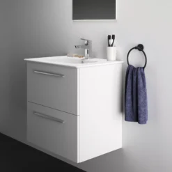 Ideal Standard I.life A Standard Matt White Wall-mounted Bathroom Vanity Unit (H)63cm (W)60cm 17 Ideal Standard I.life A Standard Matt White Wall-mounted Bathroom Vanity Unit (H)63cm (W)60cm -Crystal Bathware ideal standard i life a standard matt white wall mounted bathroom vanity unit h 63cm w 60cm8014140501947 08i bq