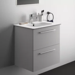 Ideal Standard I.life A Standard Matt White Wall-mounted Bathroom Vanity Unit (H)63cm (W)60cm 18 Ideal Standard I.life A Standard Matt White Wall-mounted Bathroom Vanity Unit (H)63cm (W)60cm -Crystal Bathware ideal standard i life a standard matt white wall mounted bathroom vanity unit h 63cm w 60cm8014140501947 09i bq