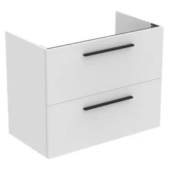 Ideal Standard I.life A Standard Matt White Wall-mounted Bathroom Vanity Unit (H)63cm (W)80cm