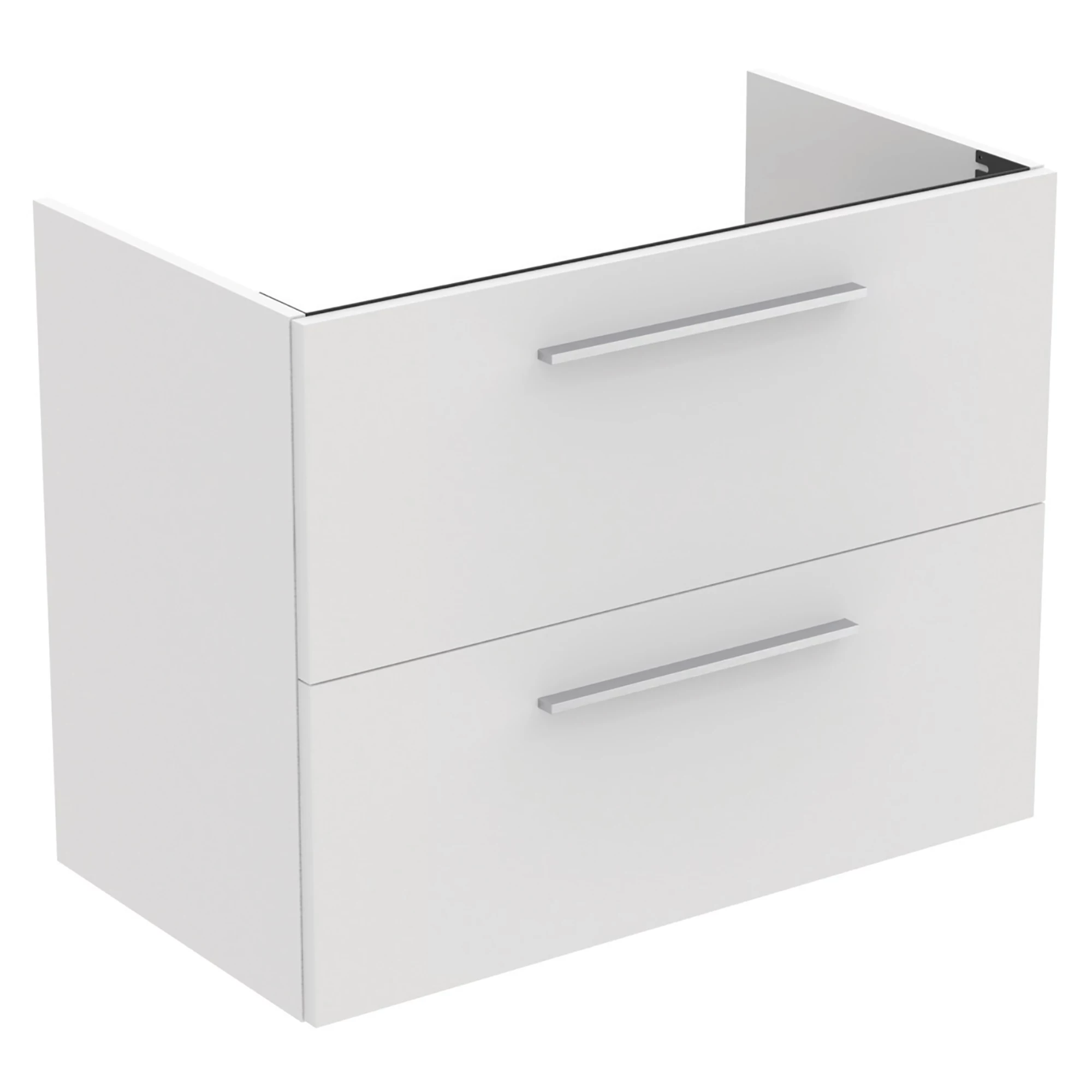 Ideal Standard I.life A Standard Matt White Wall-mounted Bathroom Vanity Unit (H)63cm (W)80cm 4 Ideal Standard I.life A Standard Matt White Wall-mounted Bathroom Vanity Unit (H)63cm (W)80cm - Image 2