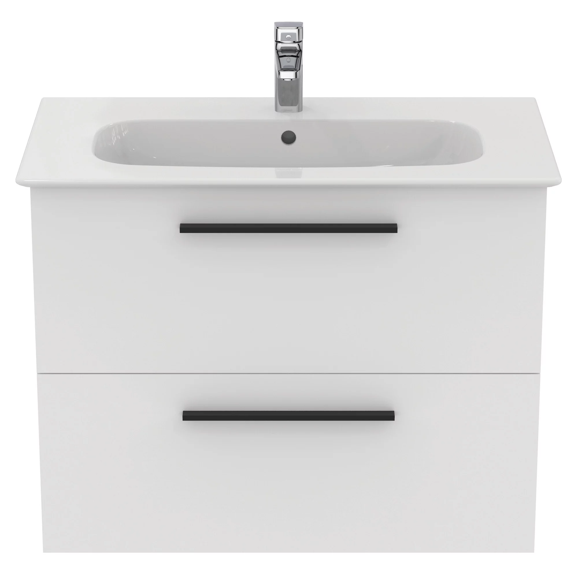 Ideal Standard I.life A Standard Matt White Wall-mounted Bathroom Vanity Unit (H)63cm (W)80cm 5 Ideal Standard I.life A Standard Matt White Wall-mounted Bathroom Vanity Unit (H)63cm (W)80cm - Image 3
