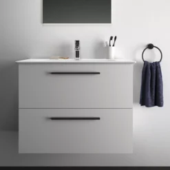 Ideal Standard I.life A Standard Matt White Wall-mounted Bathroom Vanity Unit (H)63cm (W)80cm 14 Ideal Standard I.life A Standard Matt White Wall-mounted Bathroom Vanity Unit (H)63cm (W)80cm -Crystal Bathware ideal standard i life a standard matt white wall mounted bathroom vanity unit h 63cm w 80cm8014140501978 06i bq