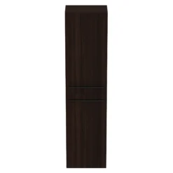Ideal Standard I.life A Tall Satin Coffee Brown Oak Effect Single Wall-mounted Bathroom Cabinet (H)160cm (W)40cm -Crystal Bathware ideal standard i life a tall satin coffee brown oak effect single wall mounted bathroom cabinet h 160cm w 40cm8014140502074 03c bq